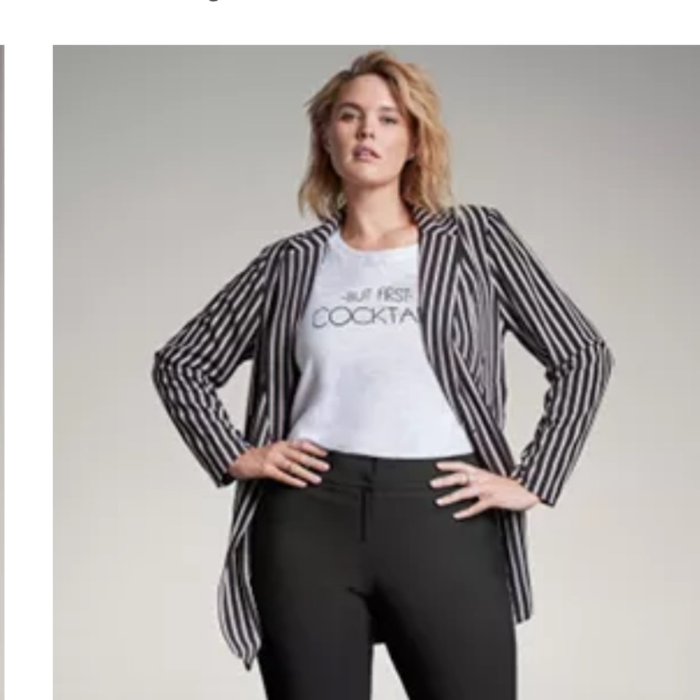 COPY - Torrid Ciggarette pants and jacket , in size 1 buy separate